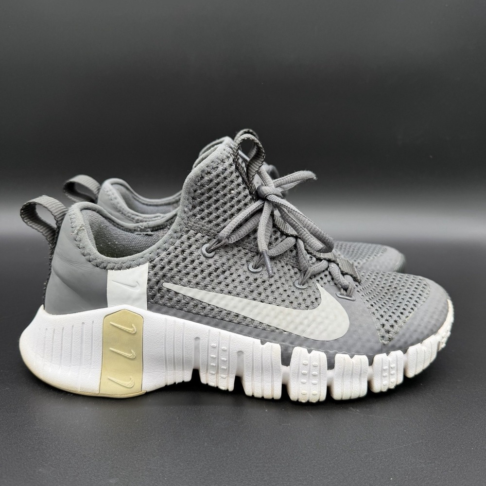 Nike‎ Free Metcon 3 CJ0861-017 Men's Size 7 Iron Grey Training Shoes Pre-Owned